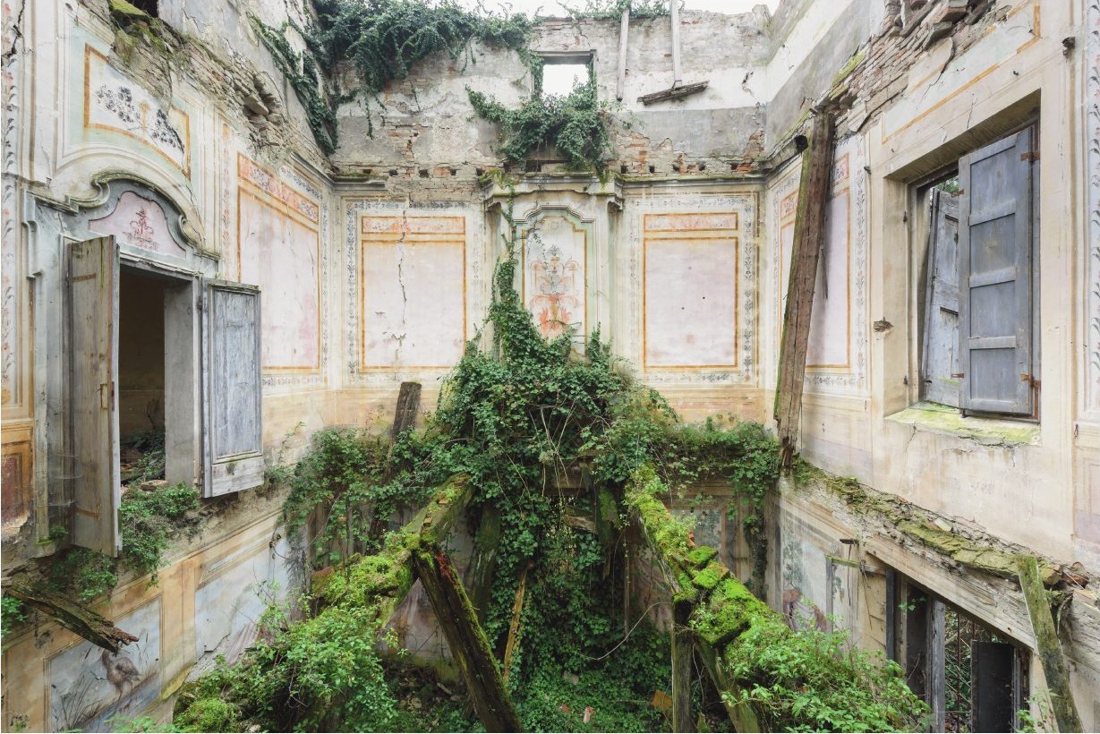 Il giardino sospeso, opera fotografica dal libro Tempus Fugit
